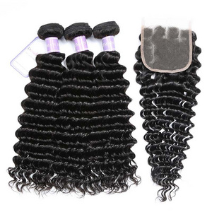 Eurasian Hair Bundles Double Drawn Lace Closure Darling Weaves Cuticle Aligned Virgin Brazilian Wig Closure Kim