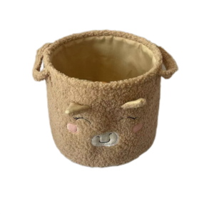 wholesale felt storage basket storage basket with face newborn cosmetic storage basket