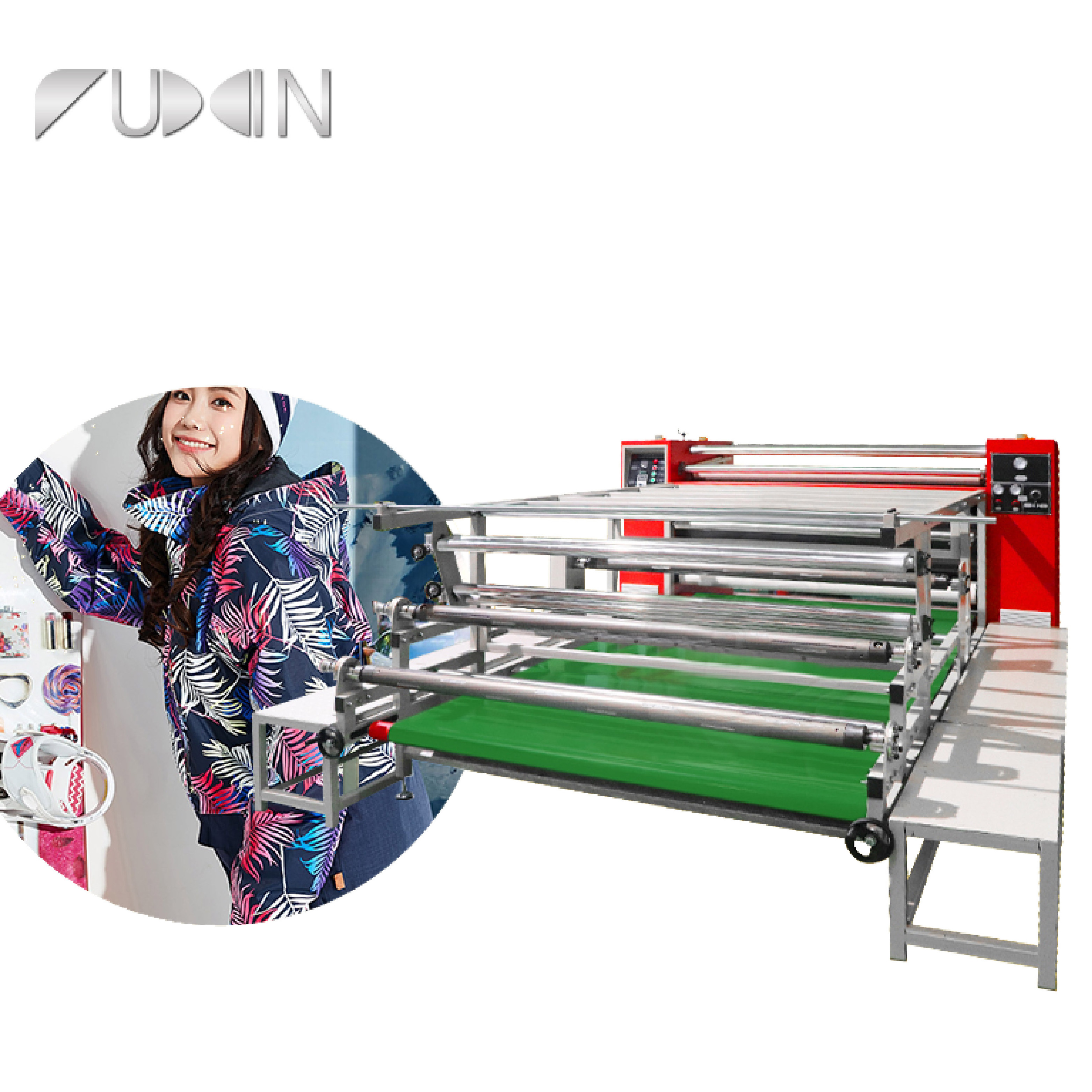 Rotary sublimation heat press type sublimation transfer FUXIN-44 rotary heat press machine Calender Roll to Roll Heat Press