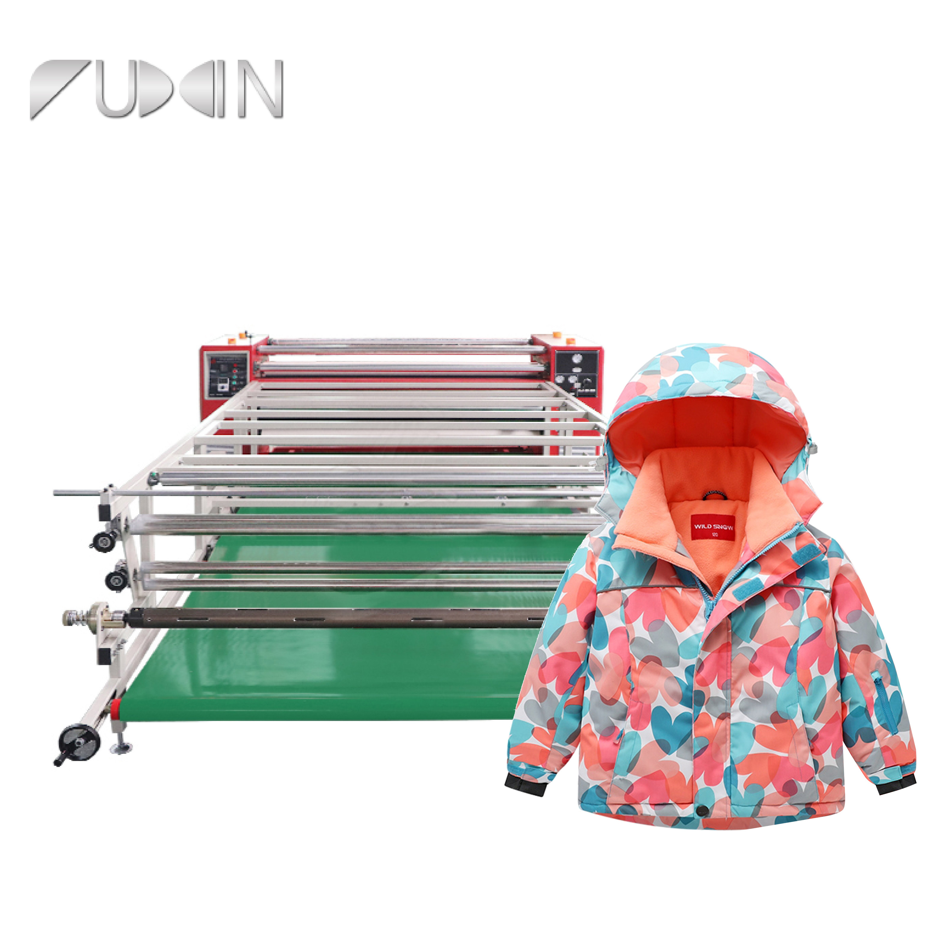 Rotary sublimation heat press type sublimation transfer FUXIN-44 rotary heat press machine Calender Roll to Roll Heat Press