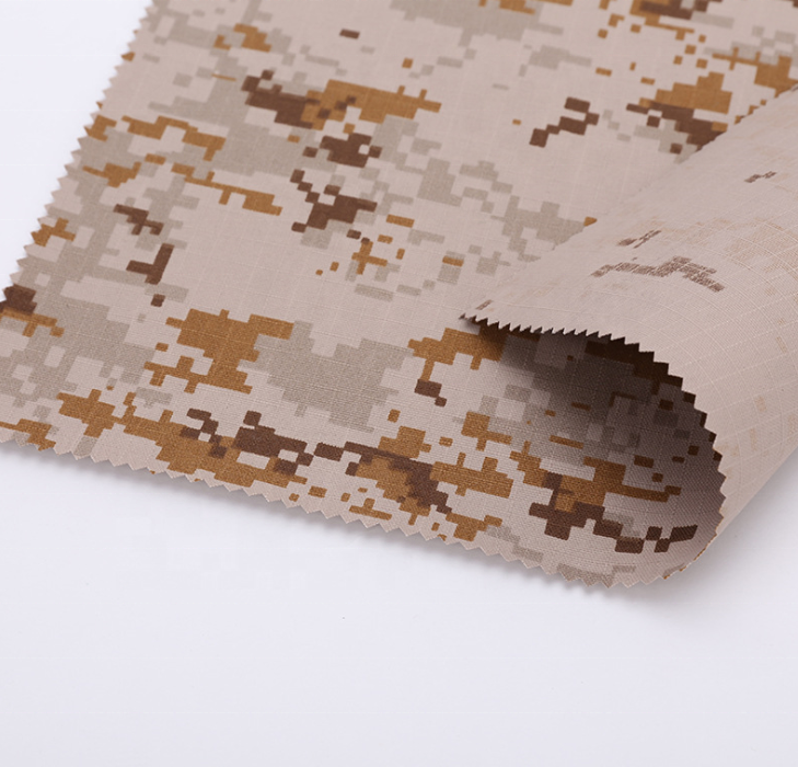 500D 900D 1000D Camouflage Printed Ripstop Nylon Oxford Cordura Fabric for Bag