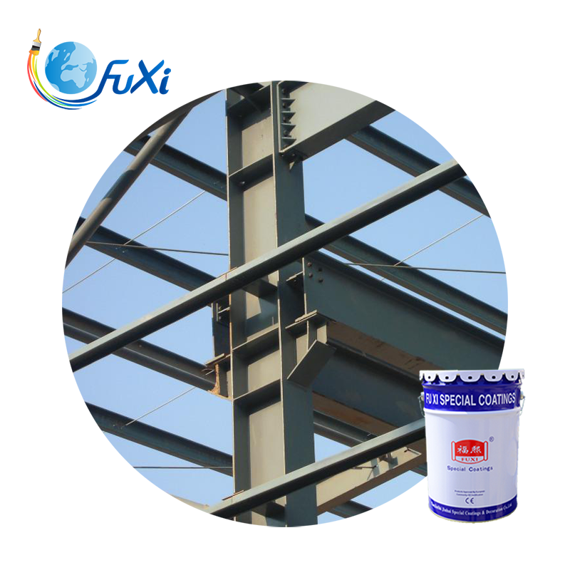 Hot selling thin type steel structure intumescent fire fireproof paint