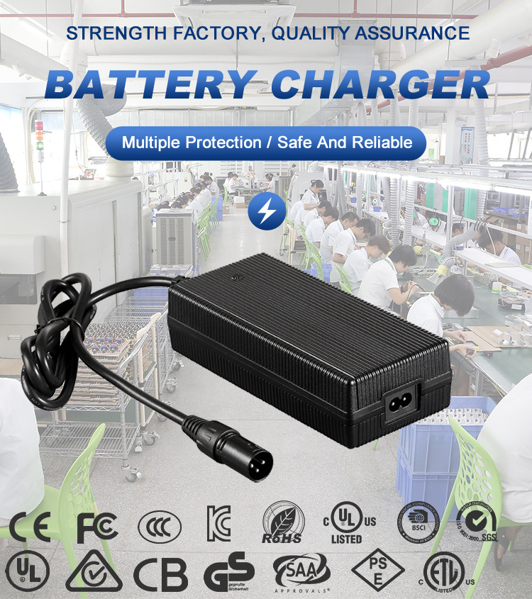 Fuyuang desktop ac to dc electric wheelchair scooter 24 volt battery charger 29.2V 6A Lead acid battery charger