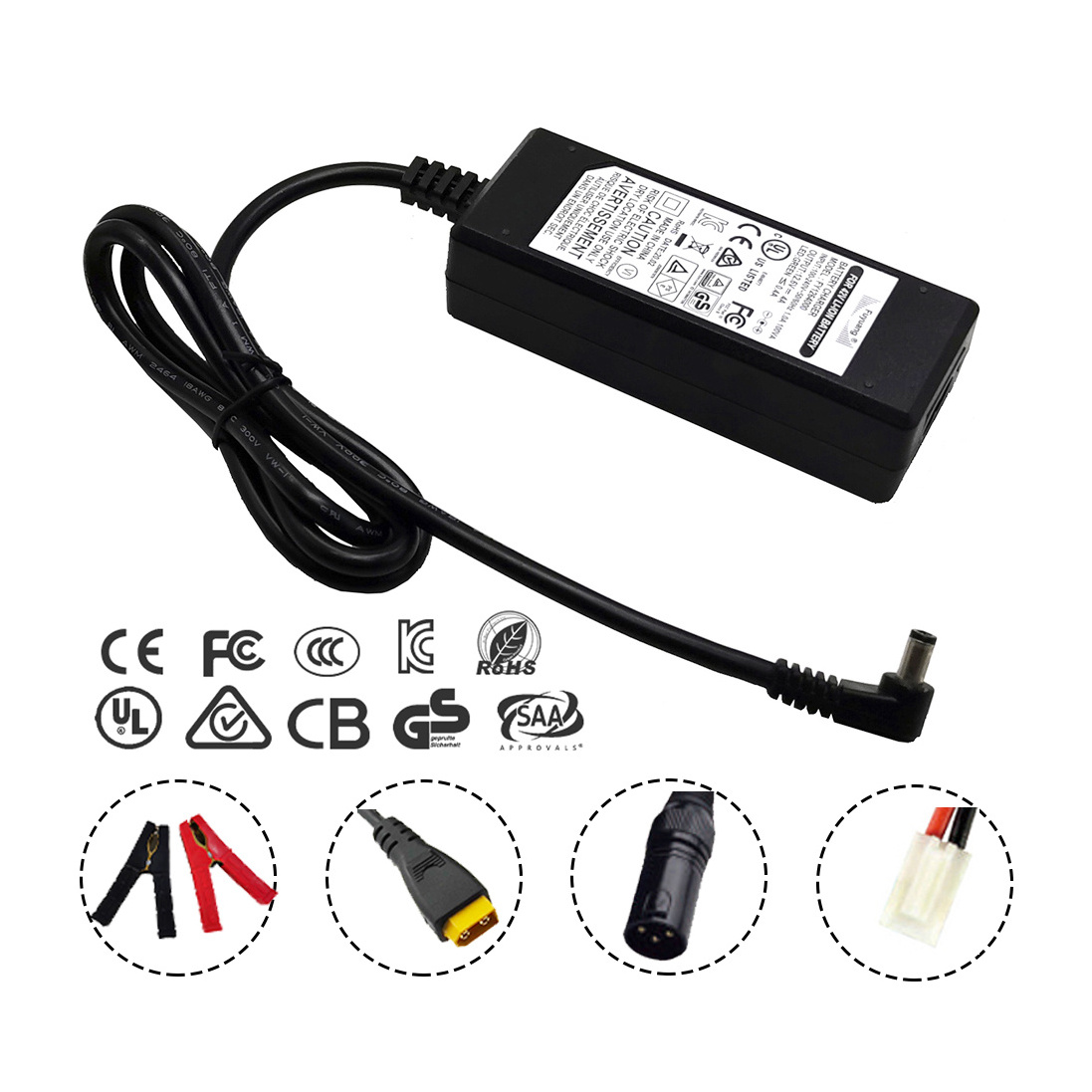 ebike e-scooter robot li-ion battery charger 29.4v 1a 2a 3a 4a 5a 24v lithium battery charger