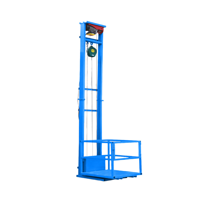 Portable Outdoor Electric Hydraulic Lifting Hoist Small Household Elevator for Warehouse Use