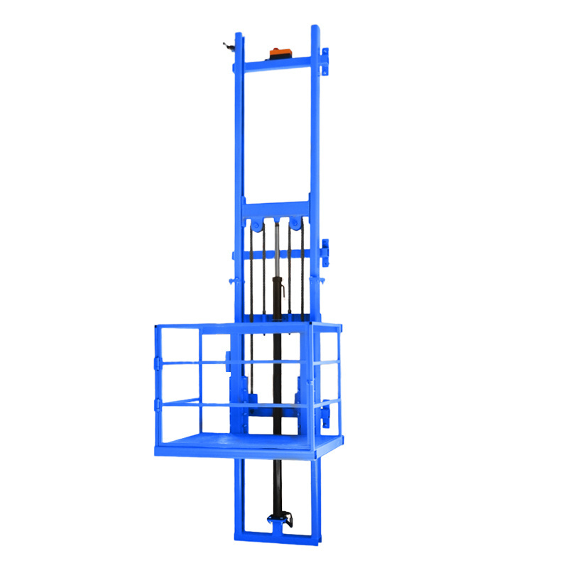 Portable Outdoor Electric Hydraulic Lifting Hoist Small Household Elevator for Warehouse Use