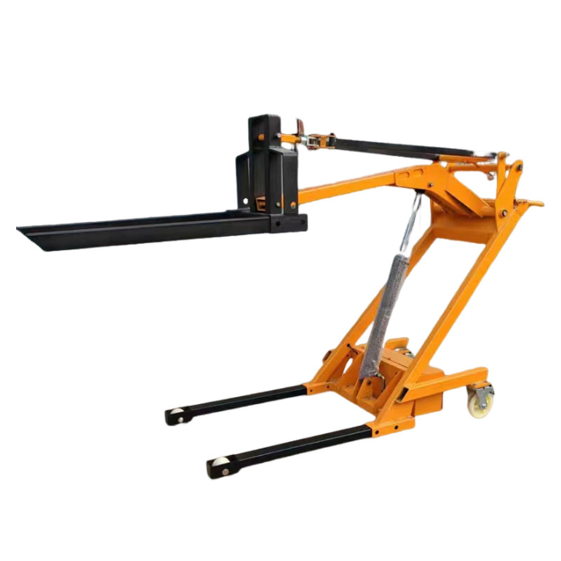 Small 500Kg Electric Pallet Fork Lift Truck Warehouse Crank Arm Hydraulic Forklift for Loading and Unloading