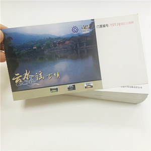 Customized die cut fan folded thermal paper boarding pass airline ticket printing, movie/admission event/lottery ticket