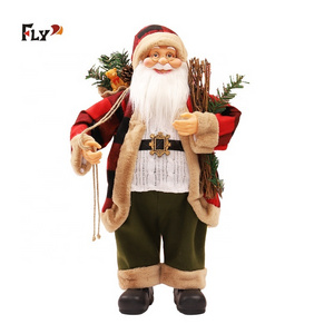 2022 New Design Life Size Large Outdoor Christmas Decorations Christmas Santa Claus Toy