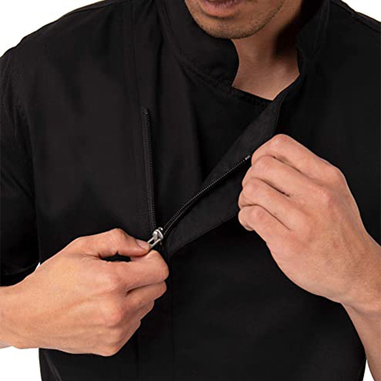 Manufacturer Premium Diner Service Chef/Servant/Waiter/Waitress Cook Uniforms with Zippers for Catering Staff