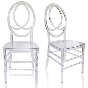 Hotel Transparent Acrylic Crown Chair