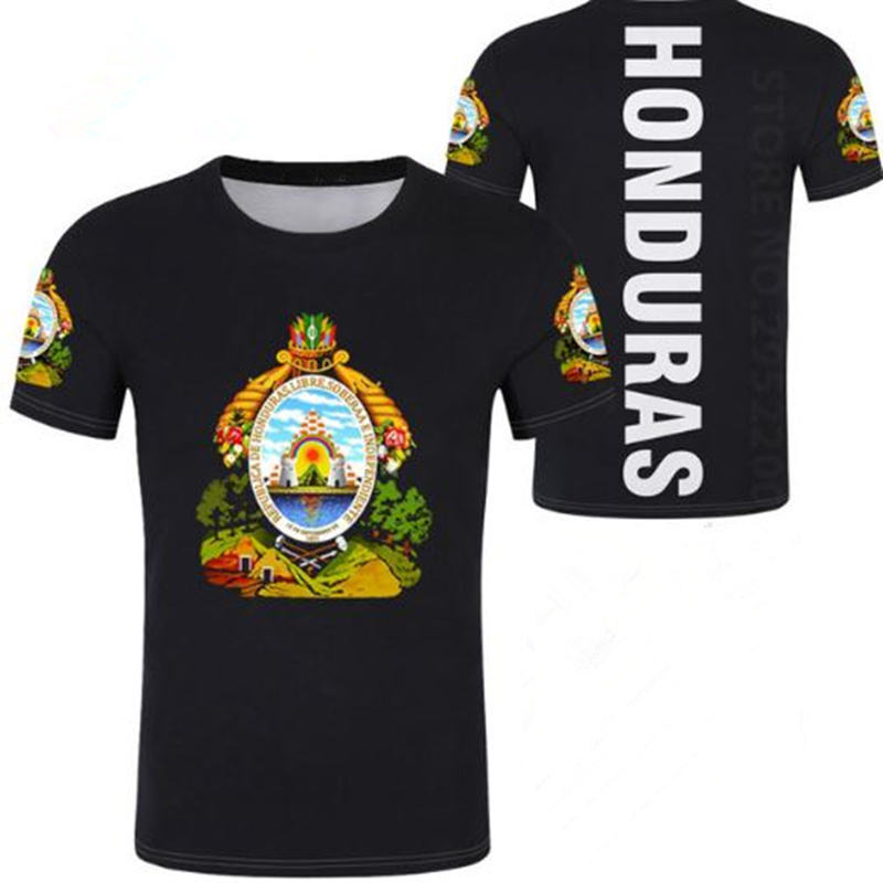 Honduras T Shirt for Men Wholesale Dropshipping Custom Flag Sportswear Oversized T-shirt camisas de honduras