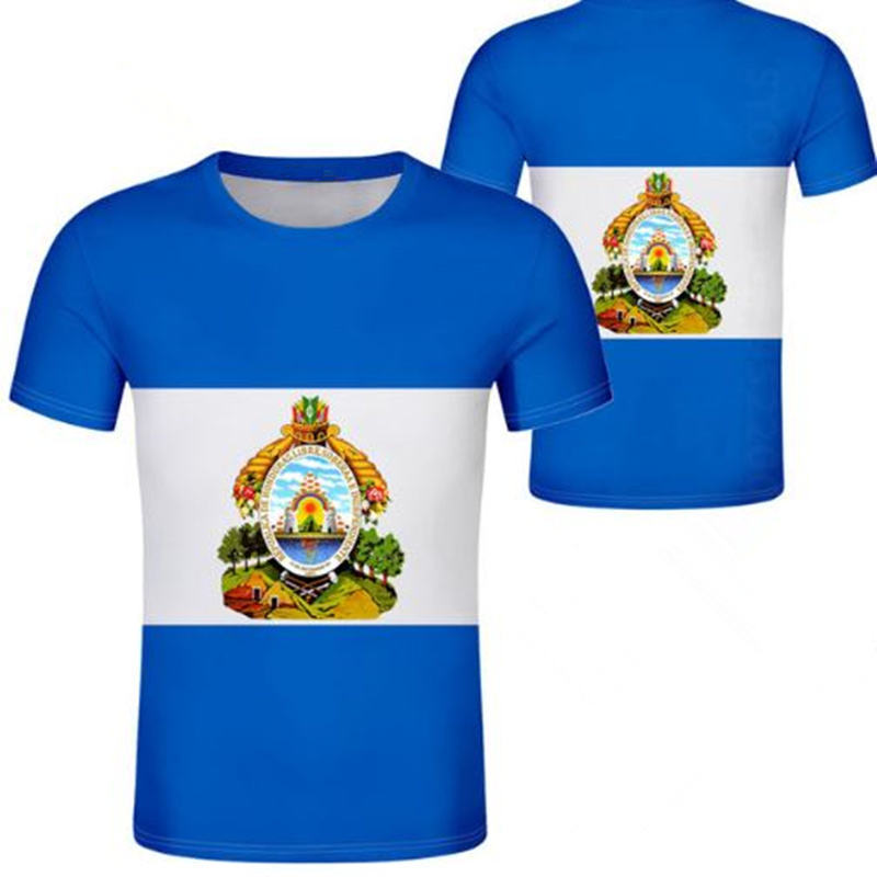 Honduras T Shirt for Men Wholesale Dropshipping Custom Flag Sportswear Oversized T-shirt camisas de honduras