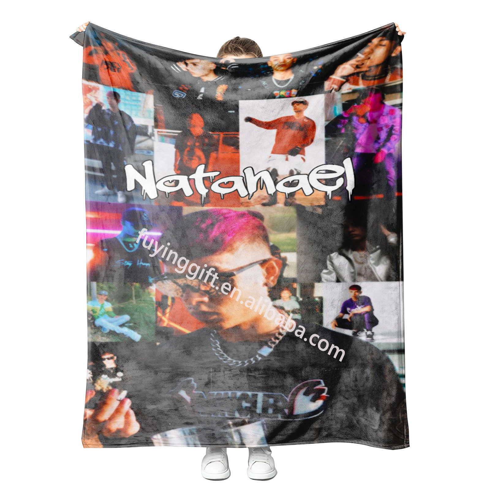 Best Quality Natanael Cano Bed Blanket Cheap Wholesale Custom Logo And Size Super Soft Fleece Flannel Throw Blanket