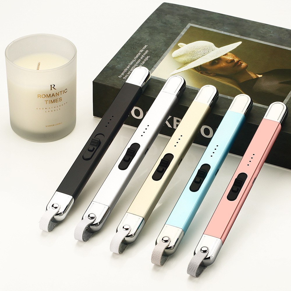 Hot Style windproof USB Electronic ARC Rechargeable Cigarette Electronic USB lighter for Candles