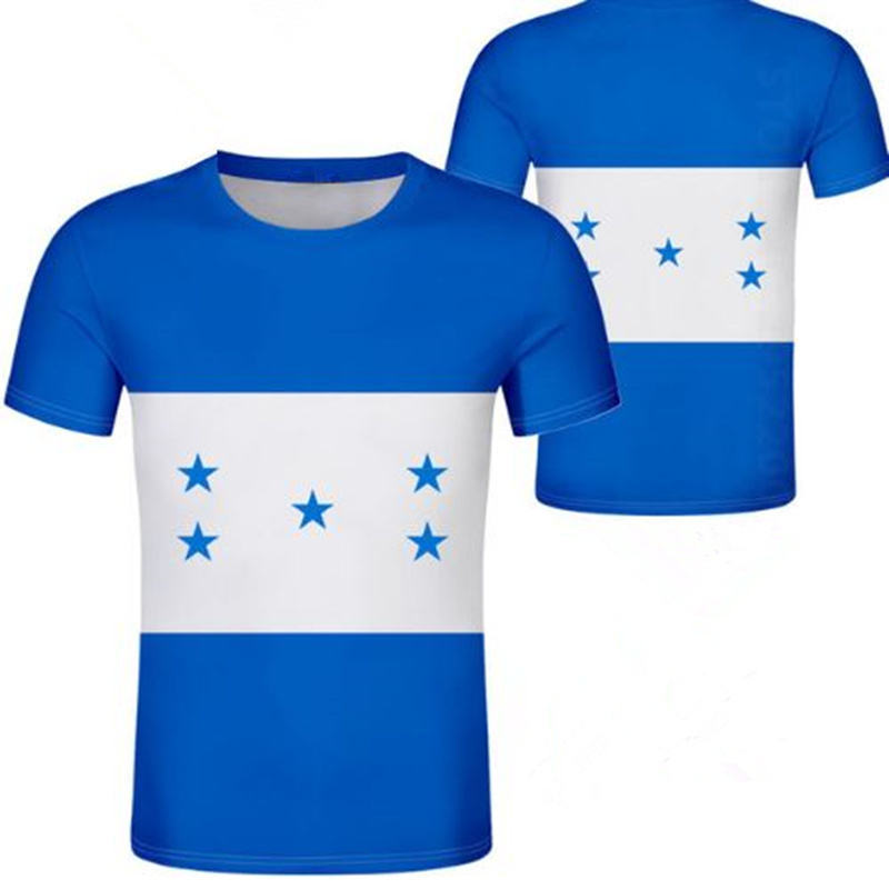 Honduras T Shirt for Men Wholesale Dropshipping Custom Flag Sportswear Oversized T-shirt camisas de honduras