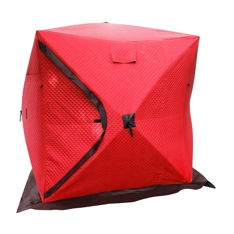 TWROAD Winter Ice Cube Fishing Shelter Tent ice fishing tent to keep warm winter camping  Eskimo- travel pop up tent