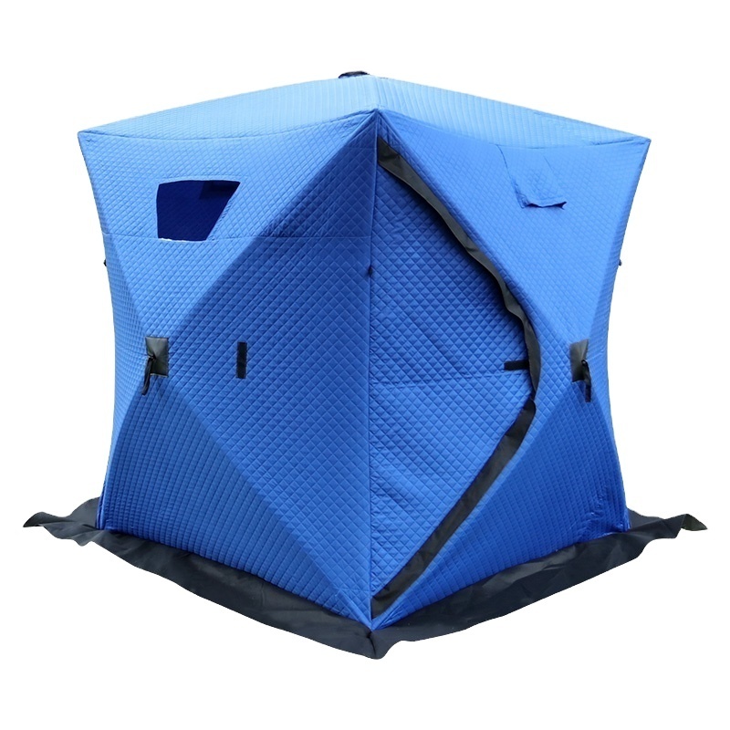 TWROAD Winter Ice Cube Fishing Shelter Tent ice fishing tent to keep warm winter camping  Eskimo- travel pop up tent