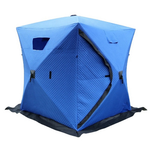 TWROAD Winter Ice Cube Fishing Shelter Tent ice fishing tent to keep warm winter camping  Eskimo- travel pop up tent