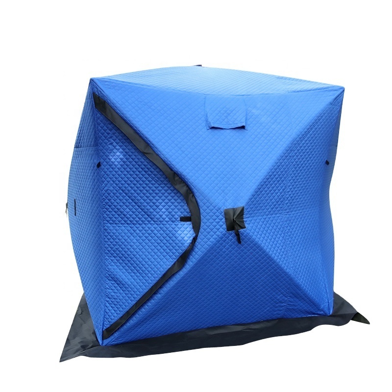 TWROAD Winter Ice Cube Fishing Shelter Tent ice fishing tent to keep warm winter camping  Eskimo- travel pop up tent