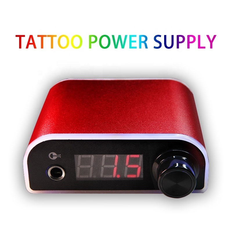 Digital Rechargeable Tattoo Power Supply Mini Rainbow Tattoo Machine Power Supply