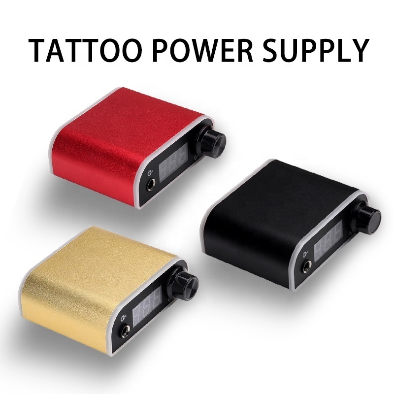 Digital Rechargeable Tattoo Power Supply Mini Rainbow Tattoo Machine Power Supply