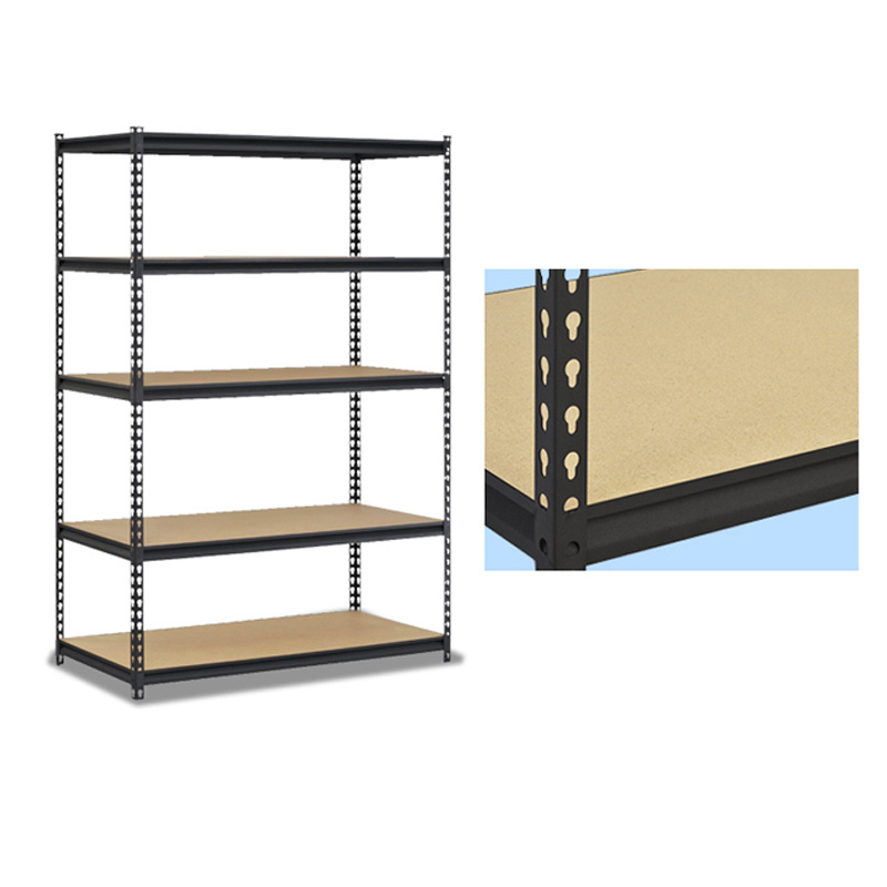 Heavy duty raw material steel metal 5 tier boltless warehouse mold storage rack