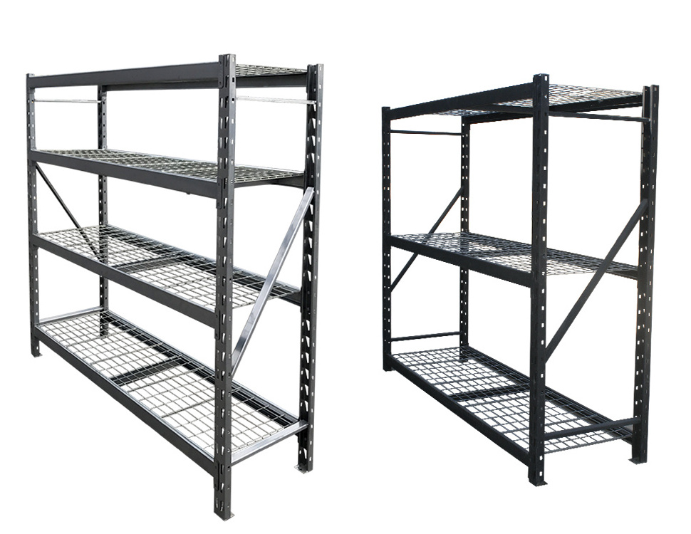 Heavy Duty Rivet Lock Span Shelving Boltless Storage Custom Shelves Warehouse Racking