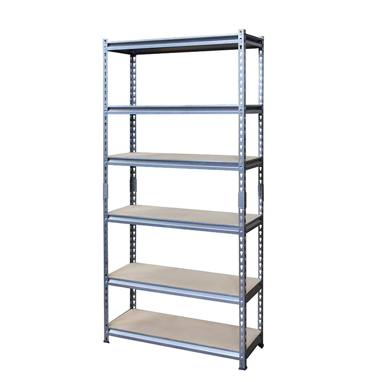 Heavy duty adjustable 6 levels racking shelves 6 layer kitchen boltless steel metal rack storage shelf