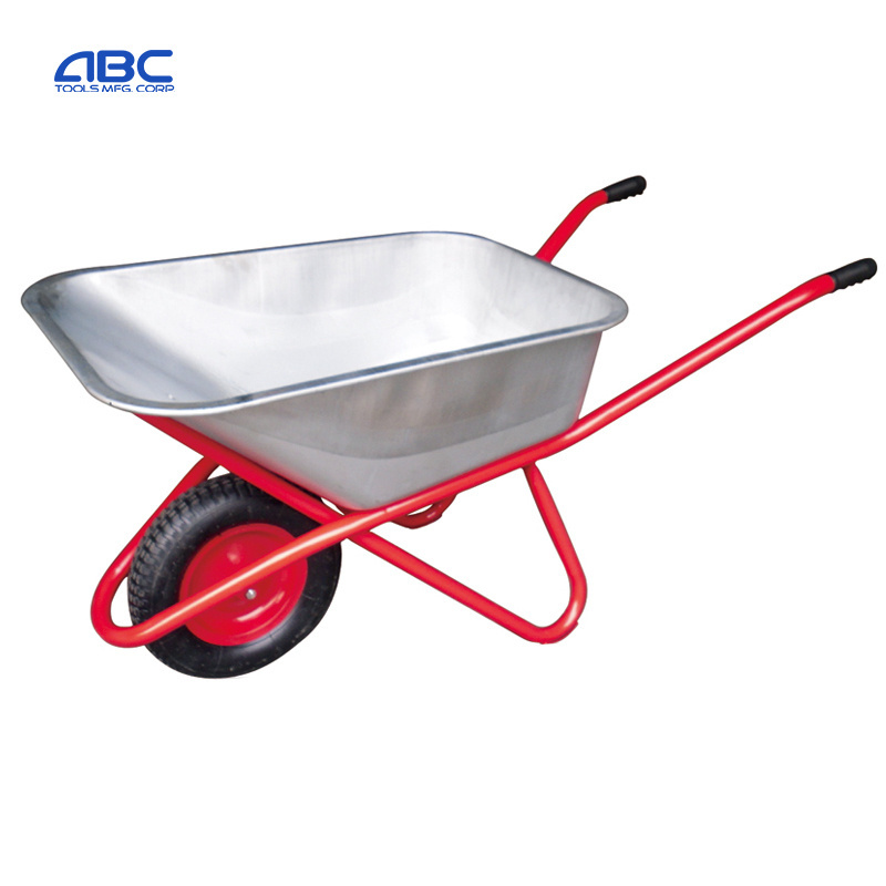 ABCTOOLS Big Load Capacity Mining/Construction/Building Metal Wheelbarrow