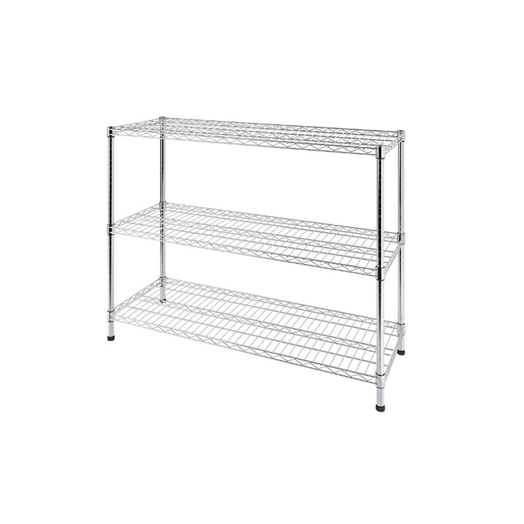 Multi-functional Metal Storage Rack 6 Tier Industrial Stainless Steel Wire Shelving Unit