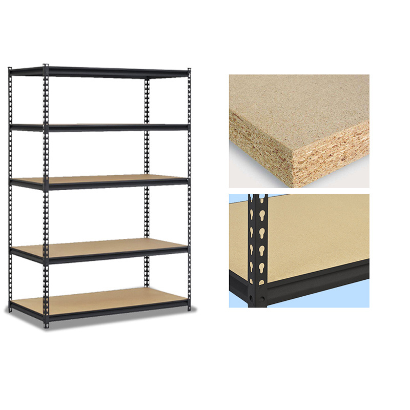 Heavy duty raw material steel metal 5 tier boltless warehouse mold storage rack