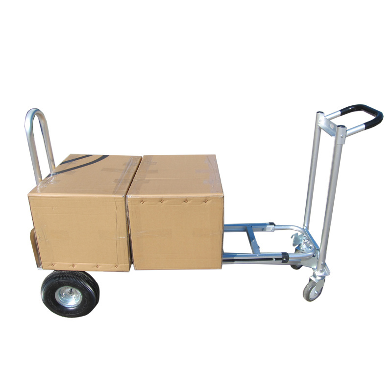 Durable metal folding aluminum push hand truck hand pull cart for sale