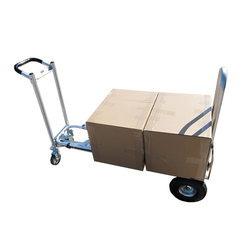 China supplier 4 wheels multi function aluminum hand truck trolley price