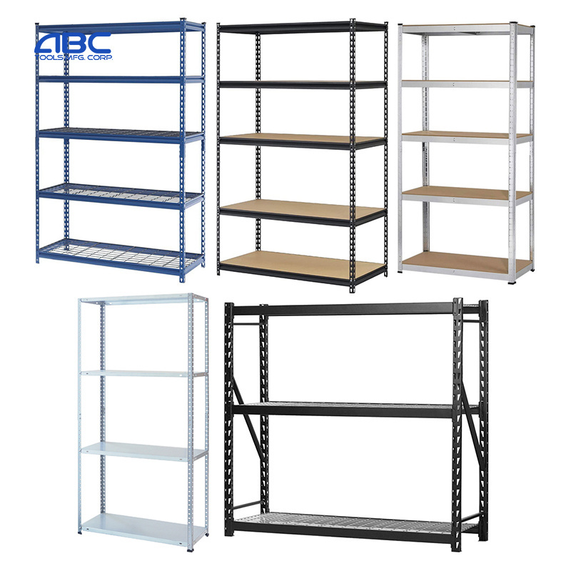 1.2 mm thickness galvanized steel storage boltless rack 5 layer shelving for warehouse/workshop/office/household