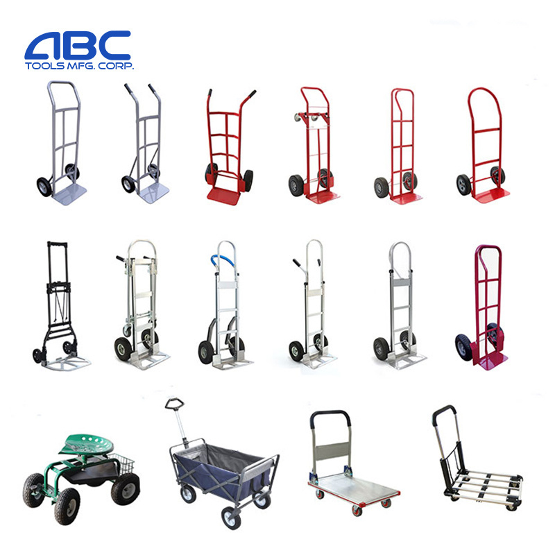 Heavy Duty Cargo Carrying Steel Hand Truck Sack Cart Trolley for Warehouse Storage/Farming Use