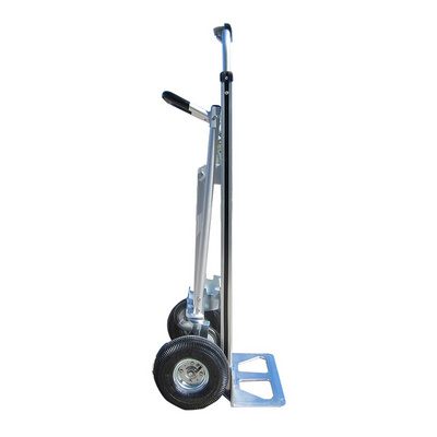 Aluminum folding shopping trolley hand cart with large wheels