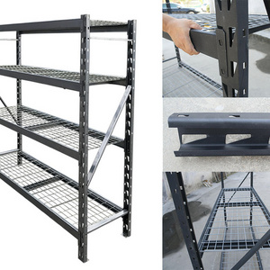 Heavy Duty Rivet Lock Span Shelving Boltless Storage Custom Shelves Warehouse Racking