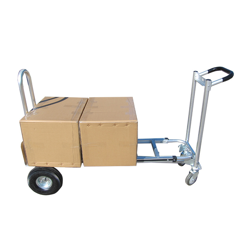 China supplier 4 wheels multi function aluminum hand truck trolley price