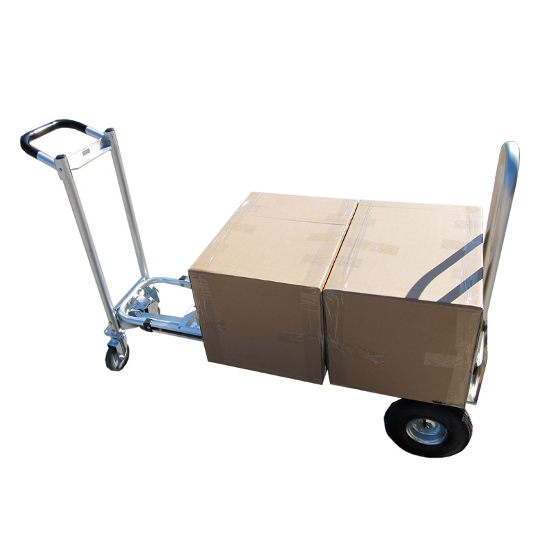 Durable metal folding aluminum push hand truck hand pull cart for sale