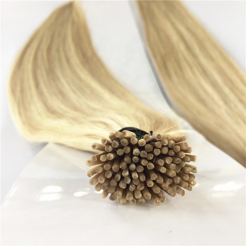 High Quality Full Cuticle Aligned Soft Silky Straight Wave Human Remy Hair Pre-Bonded I Tip Nail Type Hair Extensions from China