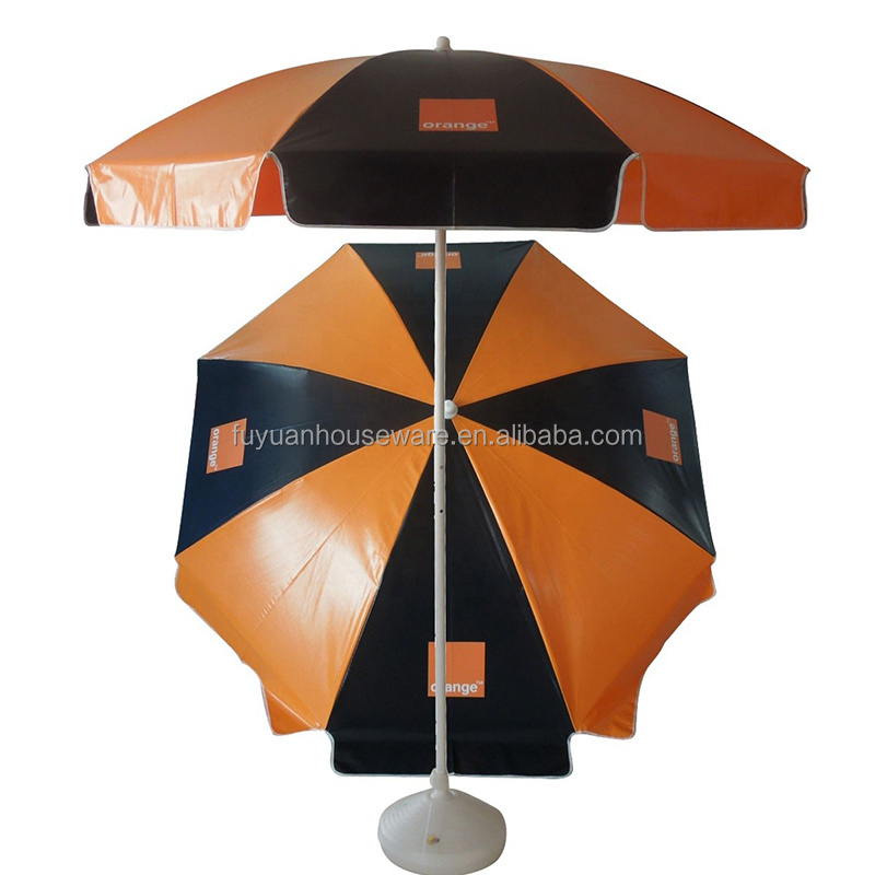 UV Protection Accepted Custom Size Portable Sun Beach Umbrella Outdoor Sunshade Parasol