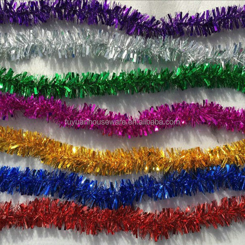 Wholesale New Decoration Bell Pull Flower Decorations Garland Wedding Tinsel Party Red Christmas Tinsel