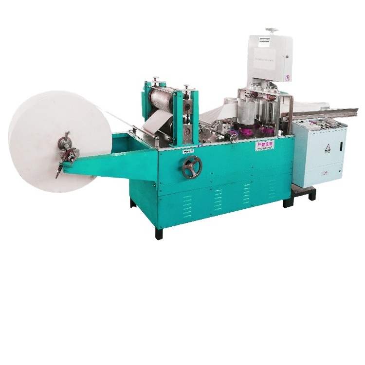 Automatic tissue paper folding machine N folded paper napkin printing making machine