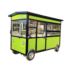 Street outdoor small mobile electric food carts vintage burger food truck for sale