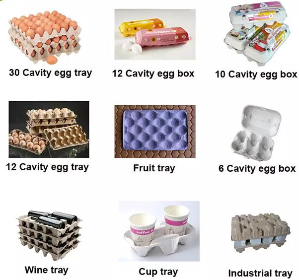 Full automatic egg tray machines for making egg trays with dryer for manufactures