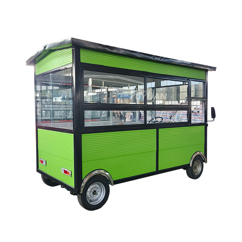 Coffee Shop Beer Bar Catering Cart Street Electric Ape Ice Cream Food Truck for Sale