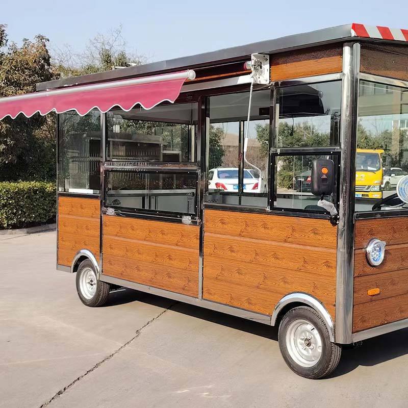 Beach drink truck hamburger coffee ice cream cart food truck kitchen hot sale