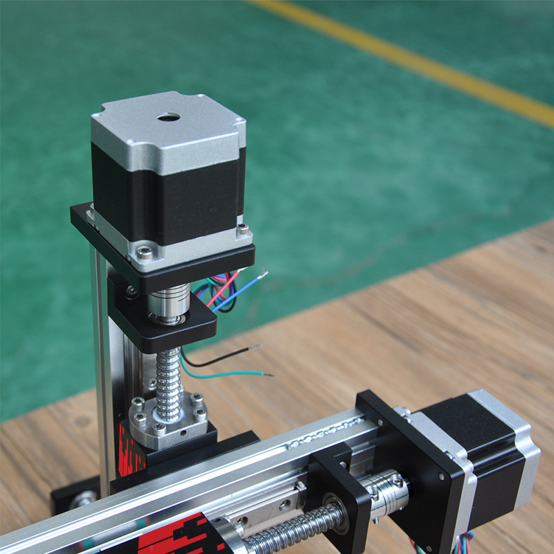 linear rail guide ball screw with motor driven diy xyz multi-axis system