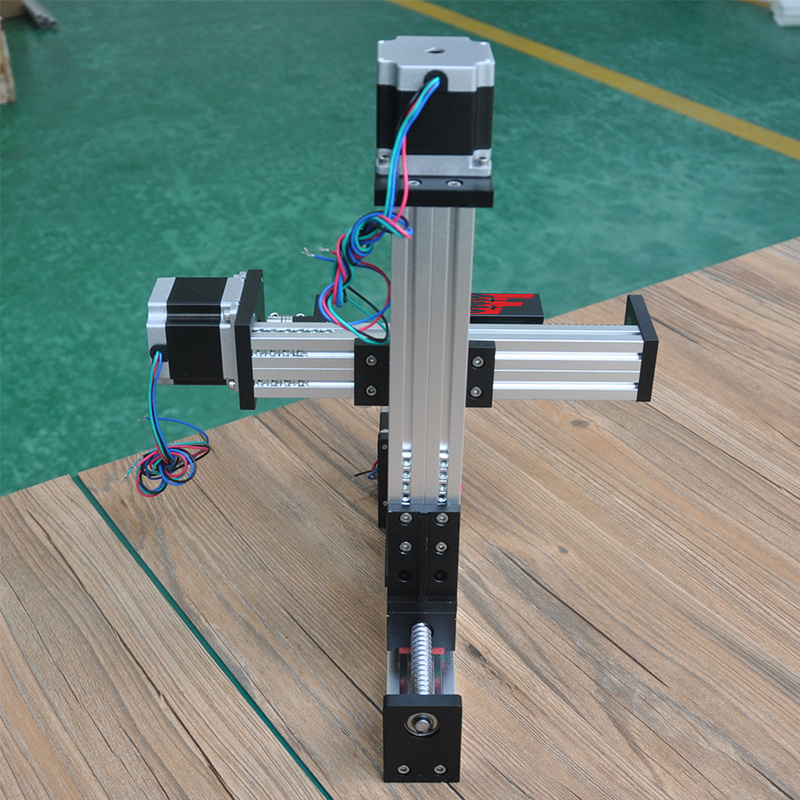 linear rail guide ball screw with motor driven diy xyz multi-axis system